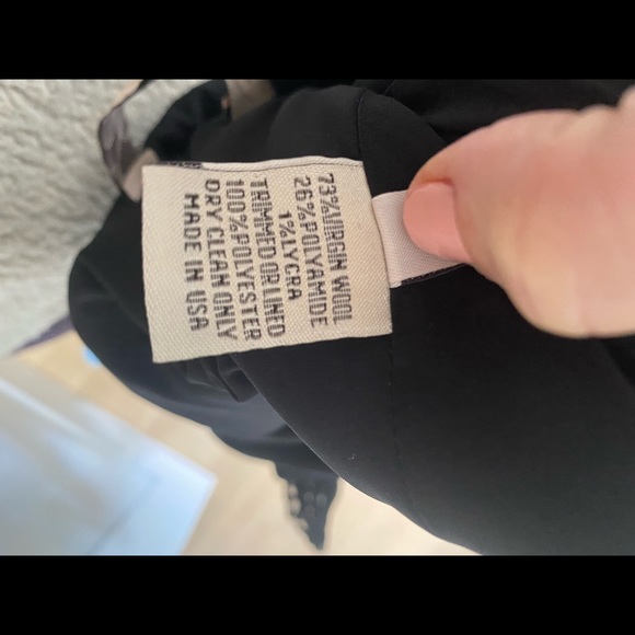 Lela Rose long sleeve Swiss dot little black dress NWT - Picture 12 of 14